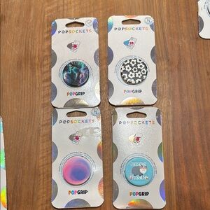 PopSocket PopGrip - Multicolor Designs bundle of 4